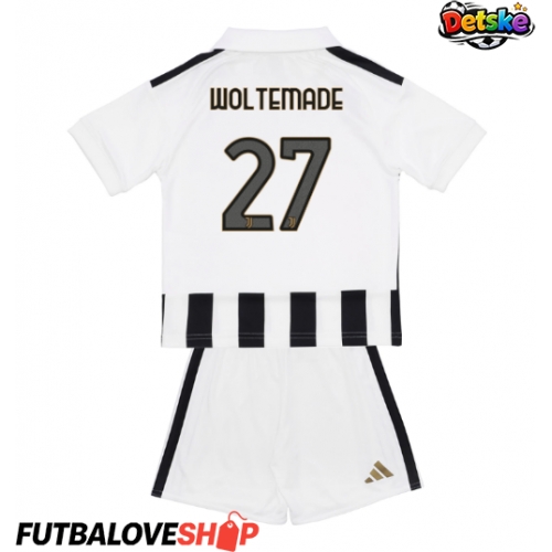 Dres Juventus Nick Woltemade #27 Domáci pre deti 2026-27 Krátky Rukáv (+ trenírky)
